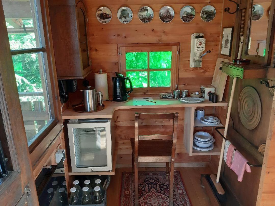 Baumhaus Wolfshoehle Fischach Zewnętrze zdjęcie