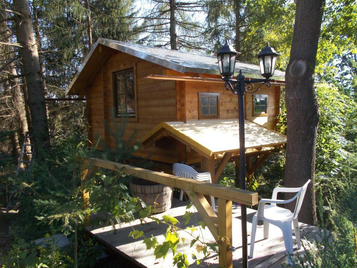 Baumhaus Wolfshoehle Fischach Zewnętrze zdjęcie